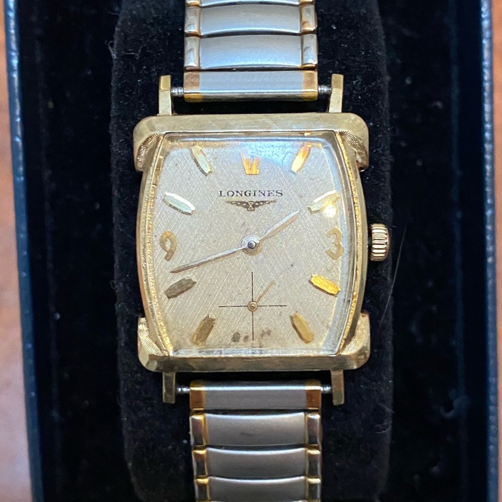 Longines Solid 14k Gold Watch Vintage Runs Nice